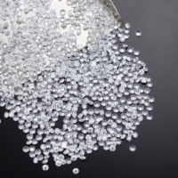 Melee Lab Diamonds yuvarlak kesim 1mm-1.5mm DEF / VVS-SI toptan Lab oluşturulan elmas HPHT CVD gevşek Lab yetiştirilen elmas