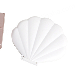 Miroir de maquillage double face exquis pour femmes cadeau de miroir cosmétique de voyage en coque en plastique personnalisé - Product Image 2