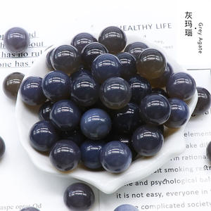 Gözeneksiz top doğal taş unsphere küre çakra kristal meditasyon topu şifa küre 16mm taş boncuk takı hediyeler - Product Image 2