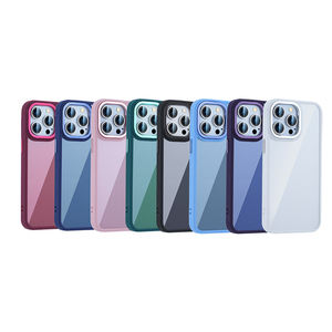 Para <span class=keywords><strong>iPhone</strong></span> 16 Elegante funda <span class=keywords><strong>de</strong></span> metal transparente minimalista con protección <span class=keywords><strong>de</strong></span> cámara Marco suave y características reflectantes <span class=keywords><strong>de</strong></span> prisma - Product Image 2