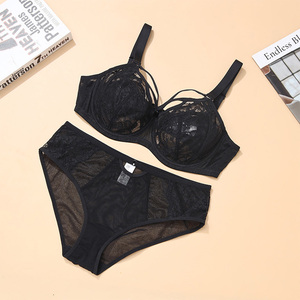 <span class=keywords><strong>Lingerie</strong></span> en maille grande taille Wenshuo, <span class=keywords><strong>lingerie</strong></span> brodée en gros, logo personnalisé, <span class=keywords><strong>lingerie</strong></span> en dentelle transparente, directement de l'usine - Product Image 2