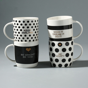 Tazza da caffè e latte in <span class=keywords><strong>oro</strong></span> ceramico da 13 once in stile moderno, perfetto regalo per il ritorno a scuola - Product Image 5