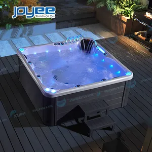 JOYEE luxury balcony hot tub spa jakuzi deluxue outdoor jet whirlpool massage freestanding soaking hot tube sale with jacuzzier