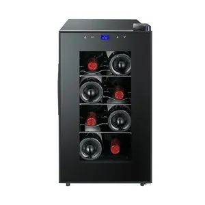 Candor özel yarı iletken elektrikli buzdolabı 8 şişe şarap soğutucu mahzeni