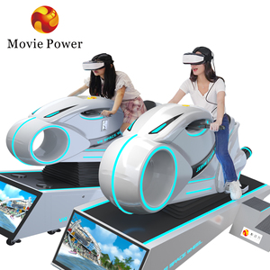 Machine de jeu de course de motos 9D pour parc d'attractions et aire de jeux intérieure, jeu d'arcade moto de course - Product Image 1