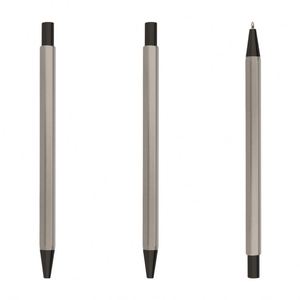 Bolígrafos de Bola Grises Promocionales Baratos, Bolígrafo de Metal para Negocios, Buena Escritura, Bolígrafos de Gel de 1.0 mm con Logotipo Personalizado para Uso en Oficina - Product Image 1