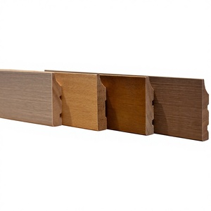 Plinthe en bois massif Pometia Pinnata, profil plat 60 mm, peinture à base d'eau, 28 couleurs - Product Image 2