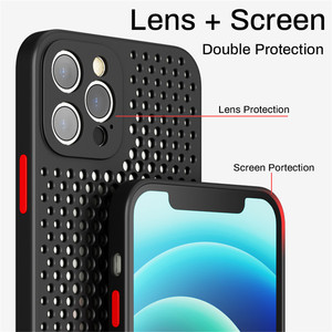 Funda Protectora para Teléfono Móvil 13/15/17, Disipación de Calor, Diseño de Panal de Abeja Esmerilado, Transpirable y Suave - Product Image 4