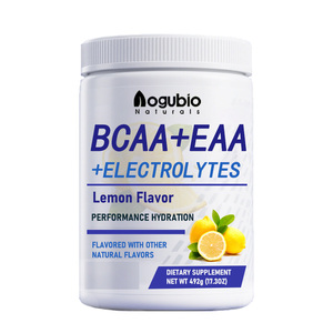 AOGUBIO Private Label <strong>BCAA</strong> + EAA + Electrolytes Post-Workout Support Strawberry Lemonade <strong>BCAA</strong> EAA <strong>Powder</strong> - Product Image 1