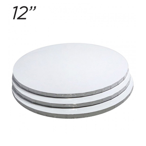 Haute qualité personnalisée 10 12 14 pouces rond 4 mm épaisseur MDF planche à gâteau masonite Dessert blanc gâteau tambours - Product Image 6