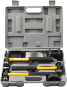 Kit di rimozione delle ammaccature per riparazione di carrozzeria Auto 7 pezzo per parafanghi per porte e barche. Strumenti Dolly Set per il lavoro di Autobody - Product Image 3