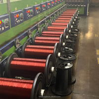 Fil d'aluminium émaillé rond (0,25 mm-3,5 mm) directement de l'usine pour moteurs et générateurs à haute efficacité