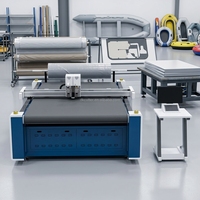 Machine de découpe intelligente CNC à couteau oscillant pour tentes gonflables, châteaux gonflables, bateaux pneumatiques, bâches en PVC et tissus, 0,1 mm