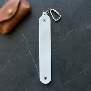 CCH Customized logo soft <b>rubber</b> long <b>strip</b> PVC keychain creative pendant - Product Image 6