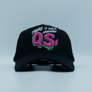 Cappellino da Baseball Personalizzato con Diamanti, Cappello Sportivo a 5 Pezzi Connessi con Logo Personalizzato - Product Image 2