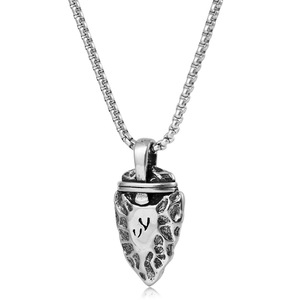 Yunnique – collier avec pendentif en forme de cœur en acier inoxydable, avec chaîne de 60cm, Style Punk rétro pour hommes et femmes - Product Image 3
