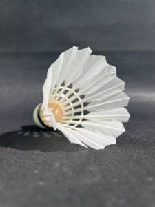 Kok putih stabilitas penerbangan tahan lama kustom OEM klub ringan pelurus bulu alami ganda - Product Image 3