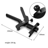 Kit d'outils de nivellement de carreaux réutilisable pour clips et cales anti-décalage, pour carrelage céramique et porcelaine, sol et mur