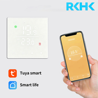 Termostato Inteligente para Calefacción por Suelo Radiante con Pantalla WiFi, Control por Aplicación, Pantalla LED a Color, Calefacción Eléctrica por Suelo Radiante Compatible con Alexa/Google