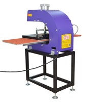 Machine de marquage à chaud intelligente à double station pour logos et étiquettes, presse à chaud pour chaussures, chapeaux et vêtements