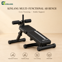 Banc de musculation pliable pour exercices abdominaux, équipement de fitness pour salle de sport, vente en gros