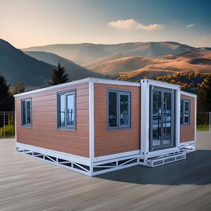Maisonnette Préfabriquée Portable de Luxe à <span class=keywords><strong>Prix</strong></span> de Gros Usine, 20ft 30ft 40ft, Structure en Acier Étanche et Extensible pour Bureau - Product Image 1