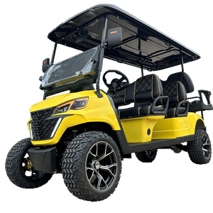 Chariot de golf tout-terrain électrique à batterie au lithium automatique 2 + 2 sièges 4500W de haute qualité - Product Image 1