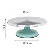 Support de service de gâteau de cuisine durable élégant en acier inoxydable avec plateau tournant pour affichage de table outils de gâteau allant au lave-vaisselle