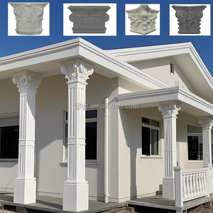 Columna EPS de alta densidad Capital y Base Diseño personalizado Columna Exterior EPS Molduras decorativas Moldes de hormigón Precio de fábrica - Product Image 5