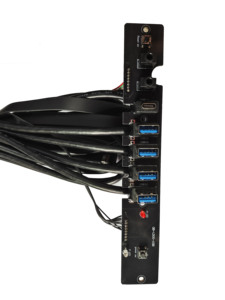 Bảng Điều Khiển Quạt Phía Trước Vỏ Máy Tính Chất Lượng Cao Đèn LED Nguồn + Đèn LED HDD + Công Tắc Nguồn + Thiết Lập Lại + SPK + MIC + USB 3.0*4 + TPYE-C - Product Image 4