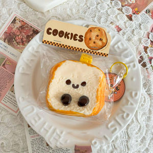 ของเล่นบีบขนมปังทาบาธีมอาหารแปลกใหม่ - ของเล่นบีบเหนียวสุดๆ บรรเทาความเครียด ของขวัญสำหรับเด็กและผู้ใหญ่ ของเล่นตั้งโต๊ะ ช่วยเพิ่มอารมณ์ - Product Image 2