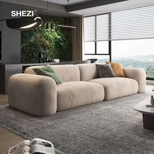 Shezi atunus Bắc Âu Sang Trọng 3-Chỗ Ngồi Modular Cắt <span class=keywords><strong>Sofa</strong></span> Chất Lượng Cao Vải L-Hình Dạng Đồ Nội Thất Phòng Khách Miếng Bọt Biển Cho Biệt Thự - Product Image 2