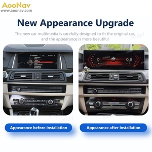 Radio para Auto de 14.9 Pulgadas para BMW Serie 5 F10 F18 GT E60 Serie 3 F30 Serie 7 F01 2003-2019, Reproductor Multimedia Android con GPS y Video - Product Image 6