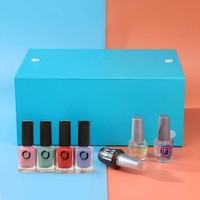 Boîte d'emballage pour soins des ongles à prix compétitif, boîte en papier pour vernis à ongles, emballage en carton ondulé pliable pour produits de manucure