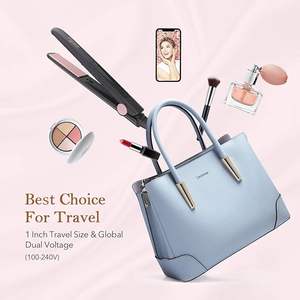 Salon flach-eisen-haarglätterdampf für 2-in-1 Locken-Haar zum Glättung des Haares Infrarot-Feuchtigkeits-Ionen-Keramikplatte - Product Image 5