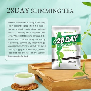 Vente en Gros Thé Détox Minceur 100 % Naturel Ventre Plat Cure de 28 Jours <span class=keywords><strong>pour</strong></span> Perte de <span class=keywords><strong>Poids</strong></span> - Product Image 3