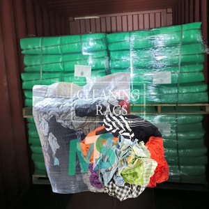 Paca de trapos de algodón industrial al por mayor de 25 kg y 20 kg, trapo de punto para corte y limpieza - Product Image 1