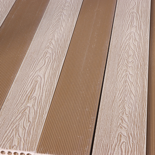 Elegant WPC Composite Outdoor Solid Decking Board Composite Deck Tiles