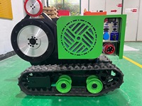 Scie à fil diamantée électrique à rail télécommandé triphasée 37 kW 380 V avec moteur modèle TWS37 pour la découpe du béton, haute efficacité