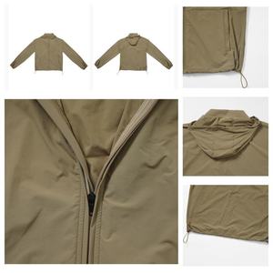 <span class=keywords><strong>Veste</strong></span> imperméable personnalisée en gros, unisexe, à une seule couche, pour les sports de plein air, coupe-vent, respirante, pour la randonnée - Product Image 3