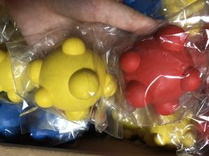 Spykball parlak renkli sevimli köpek oyun darbelere yıkılmaz doğal kauçuk açık eğitim evcil hayvan oyuncakları - Product Image 5