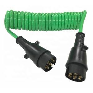 Adaptateur <span class=keywords><strong>prise</strong></span> câble enroulé <span class=keywords><strong>7</strong></span> <span class=keywords><strong>broches</strong></span> à <span class=keywords><strong>7</strong></span> <span class=keywords><strong>broches</strong></span> adaptateur <span class=keywords><strong>remorque</strong></span> câble d'extension mâle <span class=keywords><strong>7</strong></span> <span class=keywords><strong>broches</strong></span> câble de connexion <span class=keywords><strong>remorque</strong></span> - Product Image 2