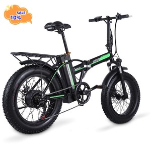 Bicicleta eléctrica plegable de 20 pulgadas, 48V, 500W, neumático grueso, bicicleta de montaña híbrida plegable - Product Image 5