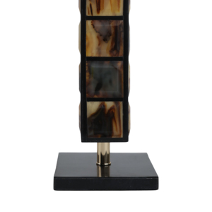 Scultura a torre rettangolare in resina, decorazione moderna per casa, ufficio, soggiorno, tavolino da caffè, mensola del bagno, arte - Product Image 5