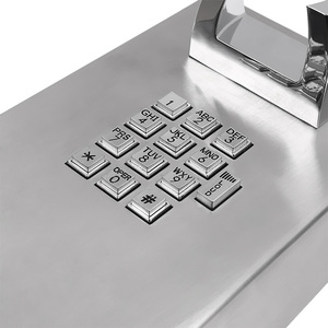 JOIWO Téléphone de prison <span class=keywords><strong>robuste</strong></span> en acier inoxydable, anti-vandalisme, IP55, avec bouton de contrôle du volume, anti-poussière, numérotation analogique rapide, ODM OEM - Product Image 3