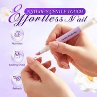 Poussoir à cuticules 2-en-1 2026 – Stylo poussoir à cuticules portable pour soins des ongles secs et abîmés, cuticules incarnées – Hydrate et fortifie