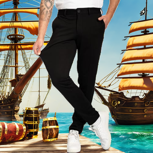 Lightweight <b>Linen</b> Cotton Pirate Pants for Men Cosplay Renaissance Medieval Gothic Costume Trouser Plus Premium Quality Pants - Product Image 2