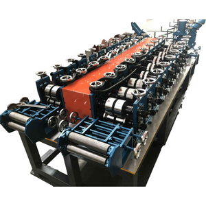 Ce ISO9001 chứng nhận đôi dây chuyền sản xuất cuộn tạo thành máy <span class=keywords><strong>C</strong></span> U kênh khô tường hồ sơ khung thép xà gồ CR 12 MOV bánh - Product Image 3