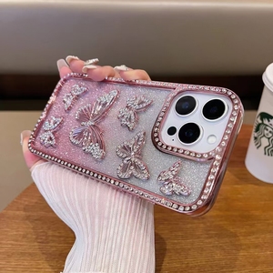 Shiny bướm <span class=keywords><strong>Bling</strong></span> long lanh cho Iphone trường hợp đối với XS Max & 12 Max, phong cách bảo vệ <span class=keywords><strong>Bumper</strong></span> Bìa - Product Image 6