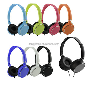 Colorful 3.5mm Dynamic Foldable Over-ear IPX-3 Waterproof Wired Headphones <strong>Microphone</strong> for Kids Gift Study Learning Mobile Phone - Product Image 1